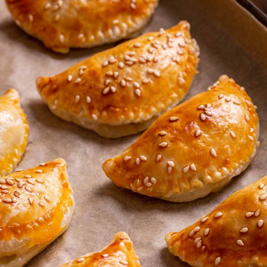 pork and prawn pastries