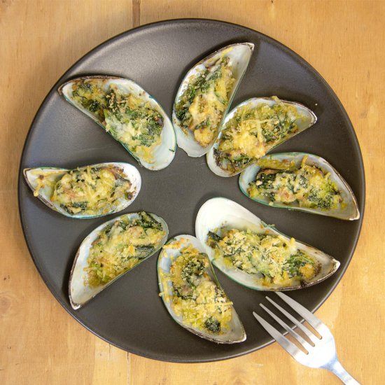 Mussels Rockefeller