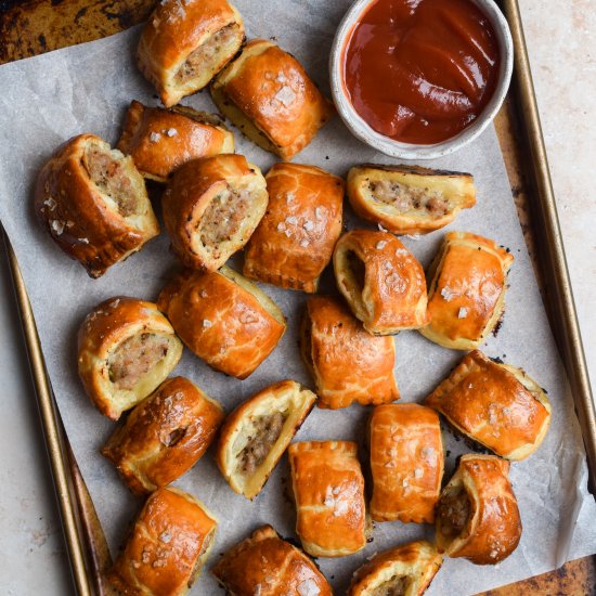 Honey Mustard Sausage Rolls