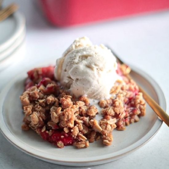 Strawberry Crumble