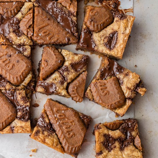 Biscoff Blondies