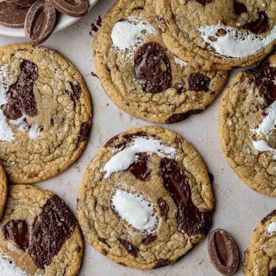 Chocolate Chip Marshmallow Cookies