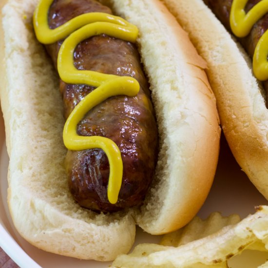 cheddar brats in the air fryer