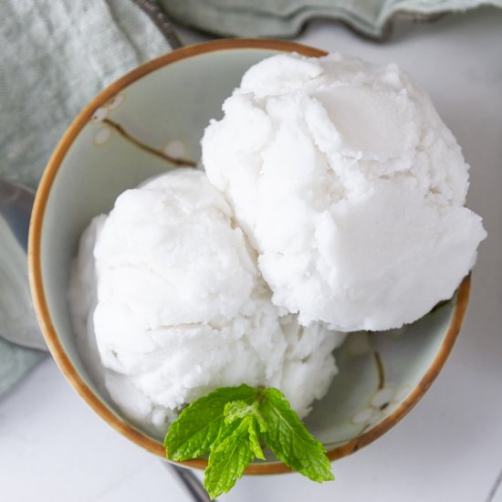 Coconut Sorbet