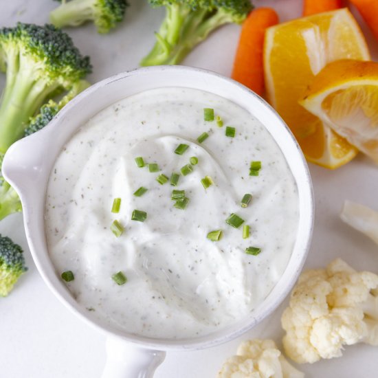 Cottage Cheese Ranch Dressing