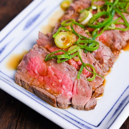 Beef Tataki (Seared Beef Fillet)