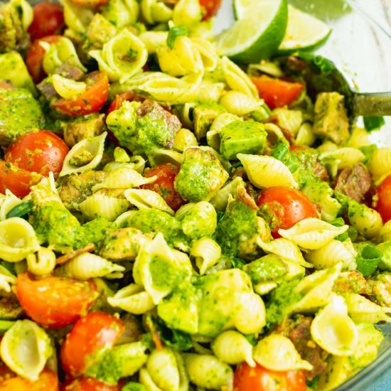 Cilantro Chicken Pasta Salad