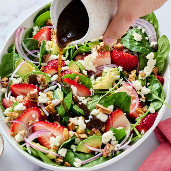 Strawberry Spinach Salad