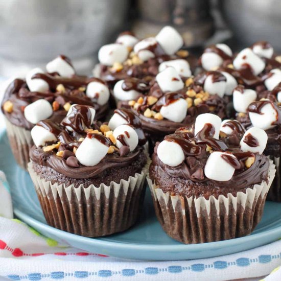 Rocky Road Cupcakes