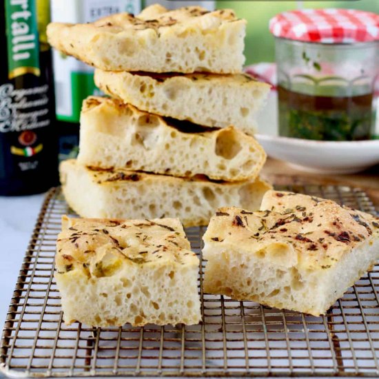 Herb Oil Focaccia