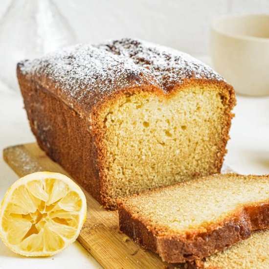 Eggless Lemon Drizzle Loaf Cake