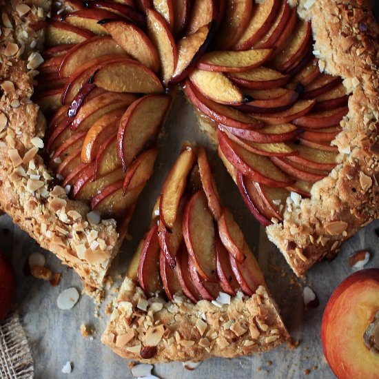 Gluten Free Peach Galette