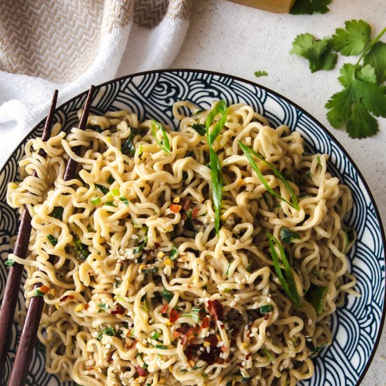 Miso Scallion Noodles