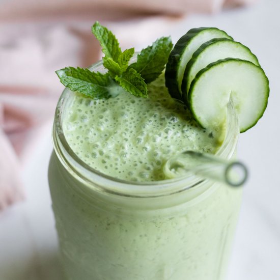 Creamy Cucumber Smoothie