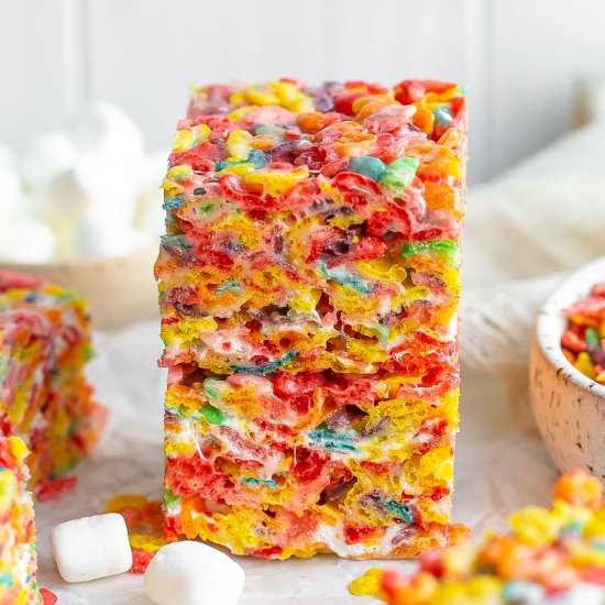 Fruity Pebbles Marshmallow Treats