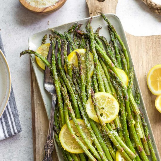 Grilled Asparagus with Parmesan