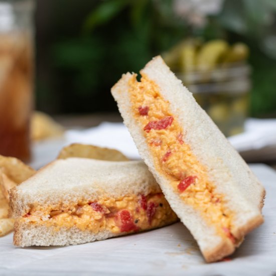 Pimento Cheese Sandwiches (4 ways)