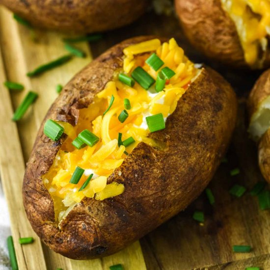 Smoked Baked Potatoes