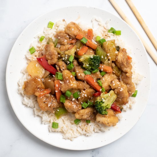 Honey Bourbon Chicken