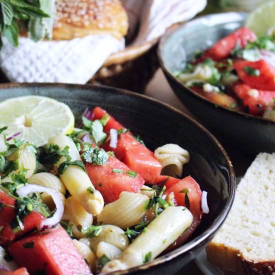 Melon Asparagus Salad