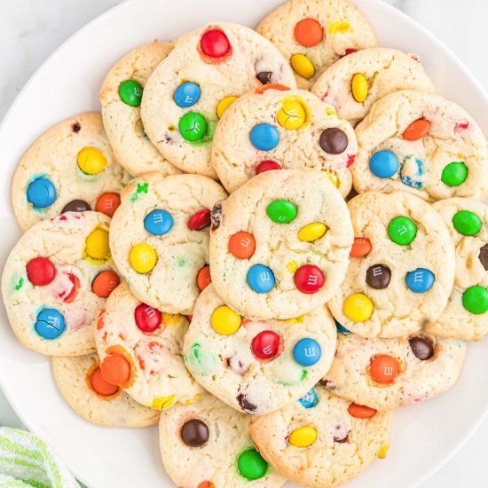 White Cake Mix Cookies