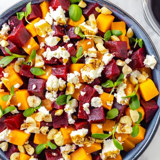 Beet Salad with Hazelnuts