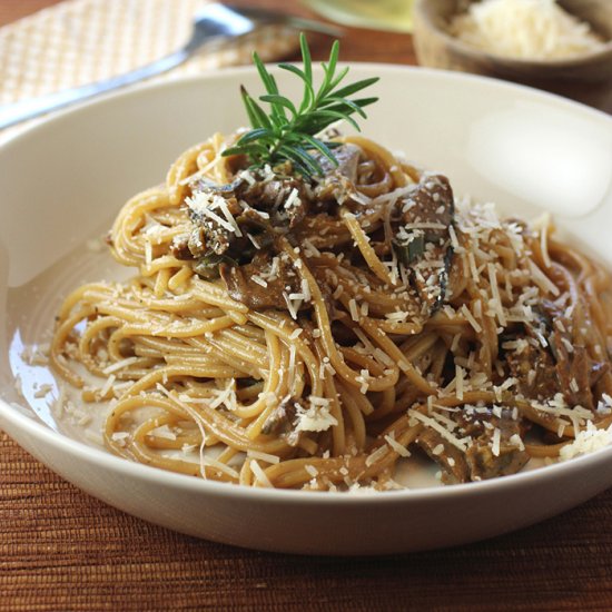 Porcini & Cream Sauce Pasta