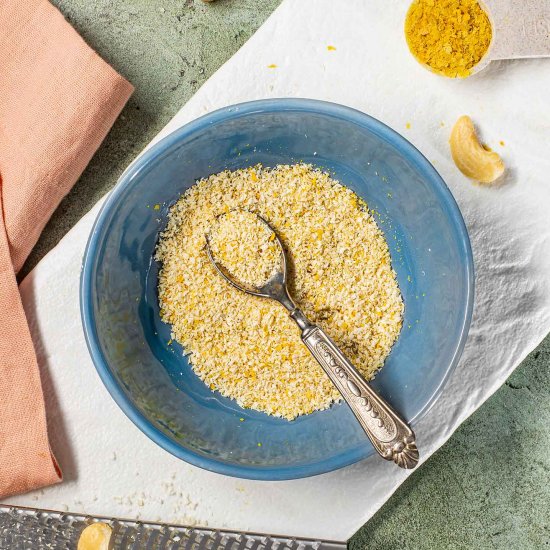 Quick Vegan Parmesan Topping