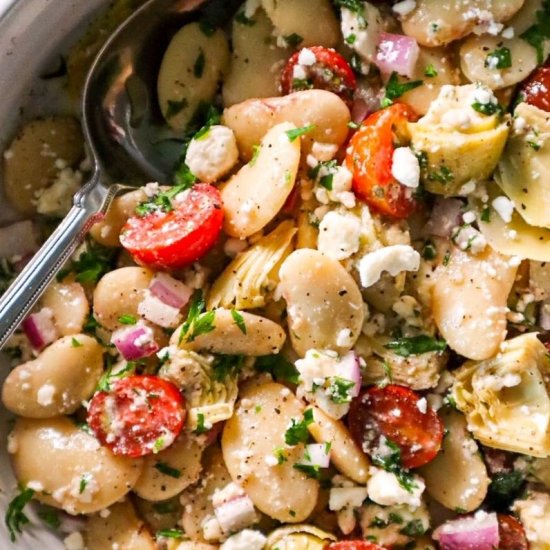 Mediterranean White Bean Salad