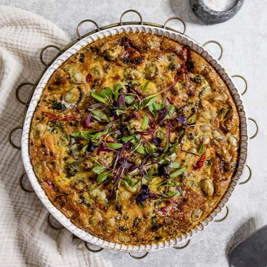 Oven Baked Vegetable Frittata