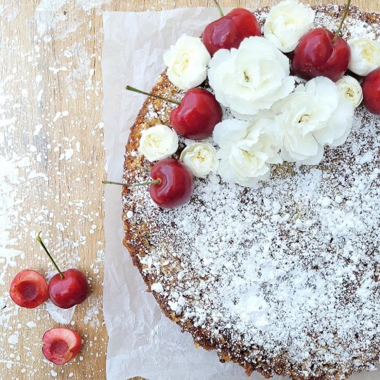 Cherry Buckle Cake