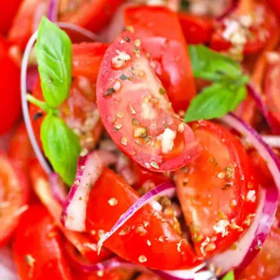 Italian Tomato Onion Salad