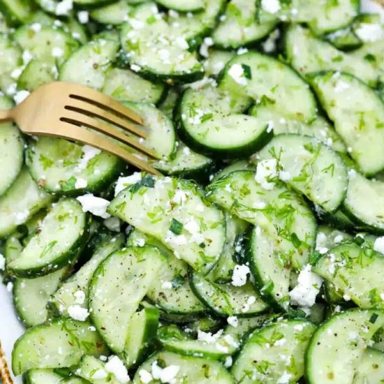 Cucumber Feta Salad