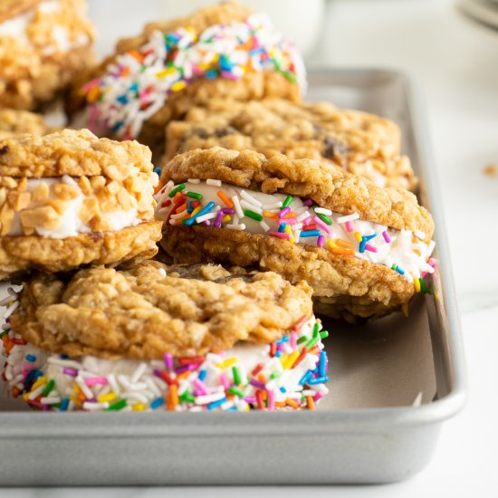 Cookie Ice Cream Sandwiches