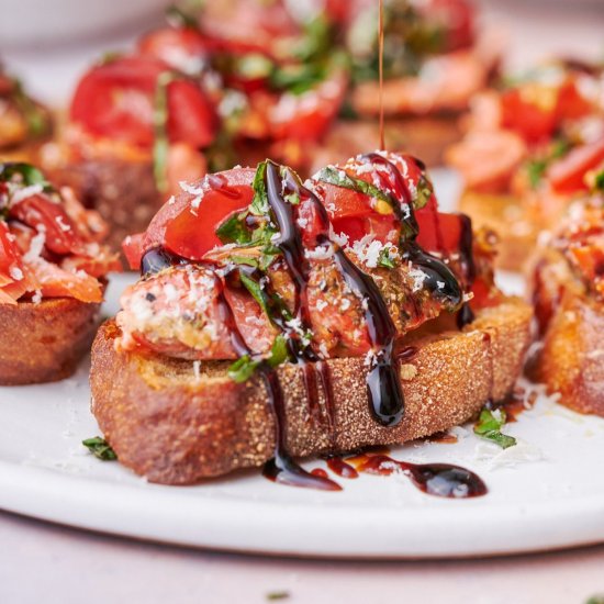 Salmon Bruschetta