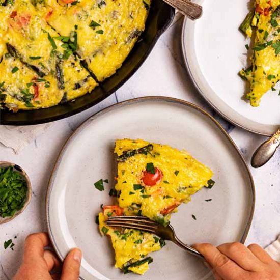 Easy Asparagus Frittata