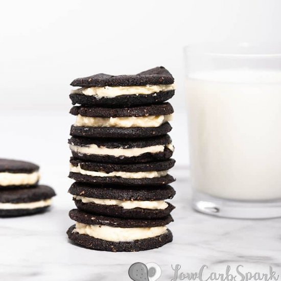 Low Carb Keto Oreo Cookies