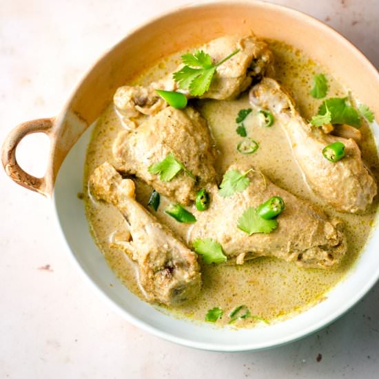 Easy Pakistani Style White Chicken