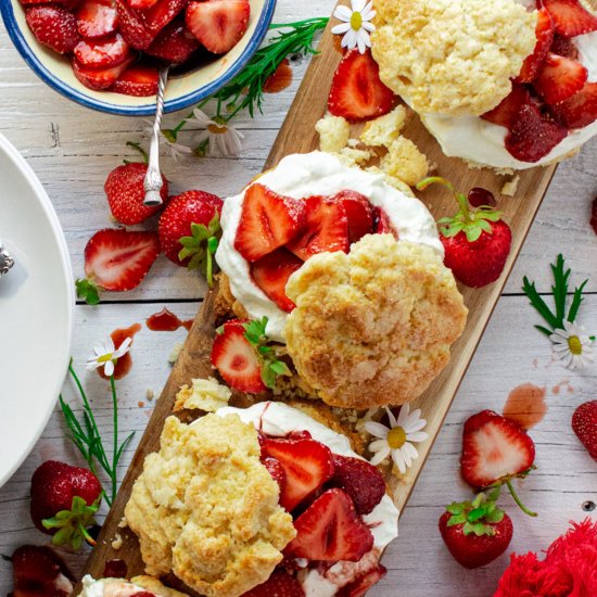 Strawberry Shortcake Biscuits