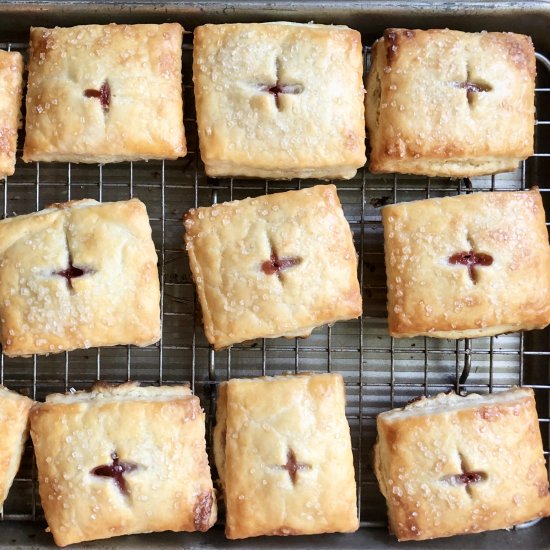 Rhubarb & Cheese Hand Pies