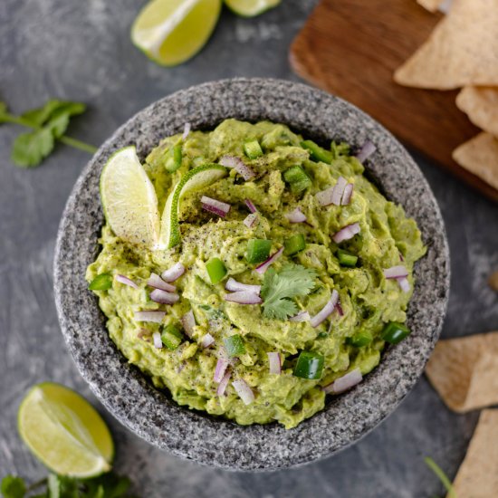 Avocado Serrano Guacamole Dip