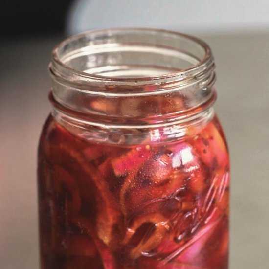 Sweet Pickled Red Onions