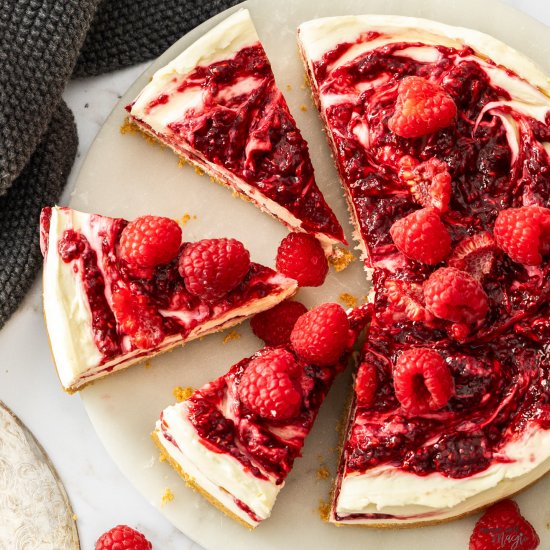 Raspberry cheesecake