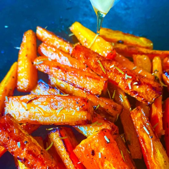 Honey Roasted Carrots In Air Fryer