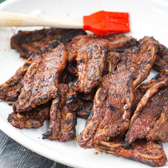 BBQ Grilled Flanken Short Ribs