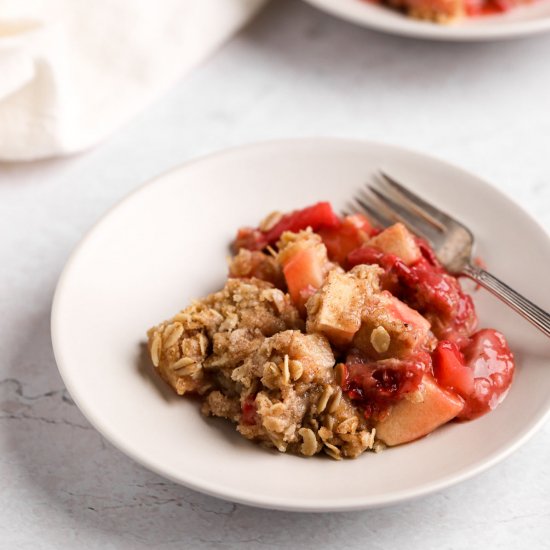 Easy Strawberry Apple Crisp