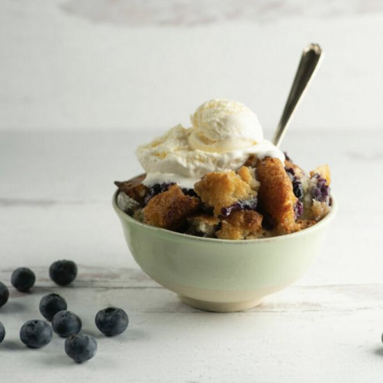 Texas Blueberry Cobbler