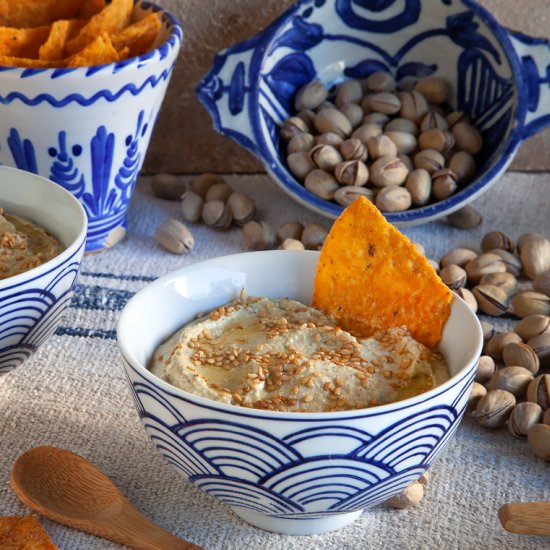 HUMMUS DE PISTACHOS