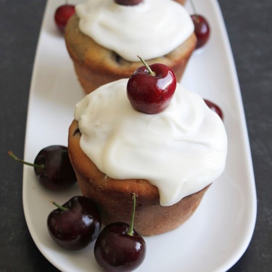 Summer Cherry Muffins