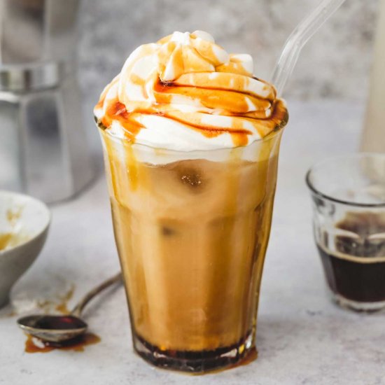 Caramel Iced Coffee latte